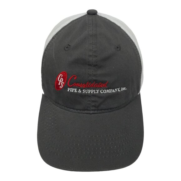 Consolidated Pipe Supply Company Logo Mesh Strapback Cap Trucker Baseball Hat - Picture 1 of 14